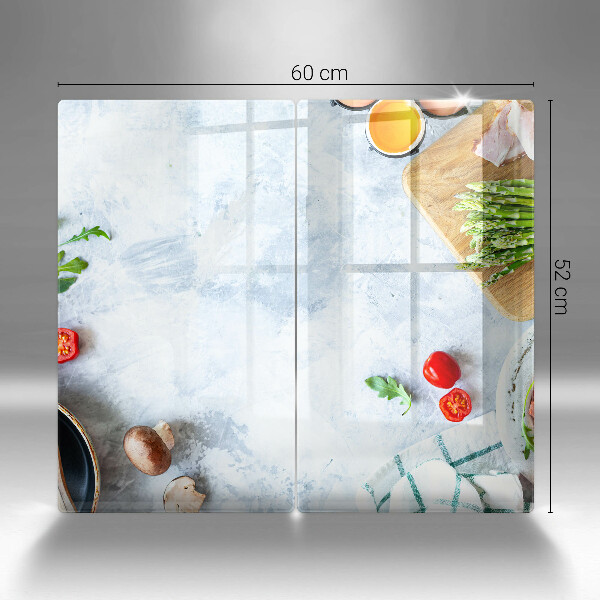 Tocător sticlă Ingrediente în bucătărie