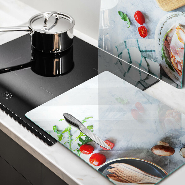 Tocător sticlă Ingrediente în bucătărie