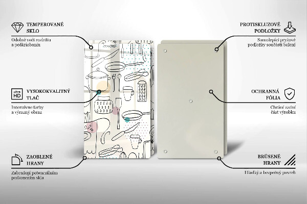 Tocător sticlă Accesorii pentru bucatarie