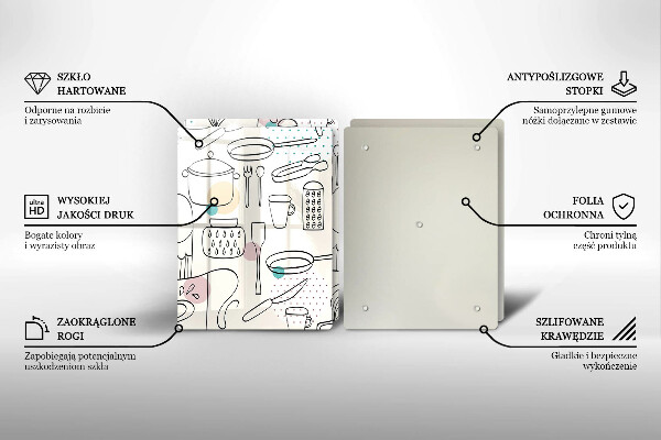 Tocător sticlă Accesorii pentru bucatarie