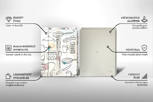 Tocător sticlă Accesorii pentru bucatarie