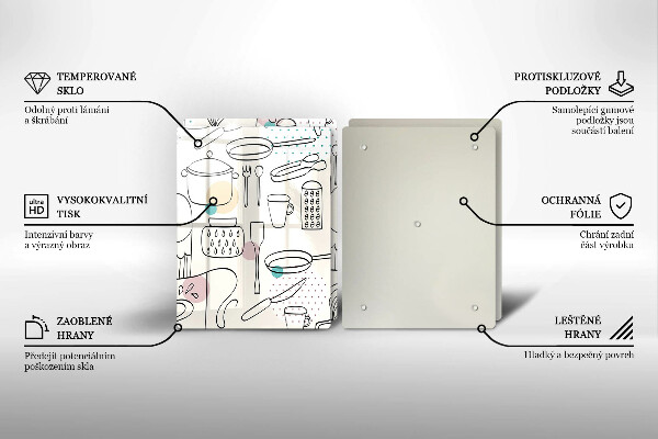 Tocător sticlă Accesorii pentru bucatarie