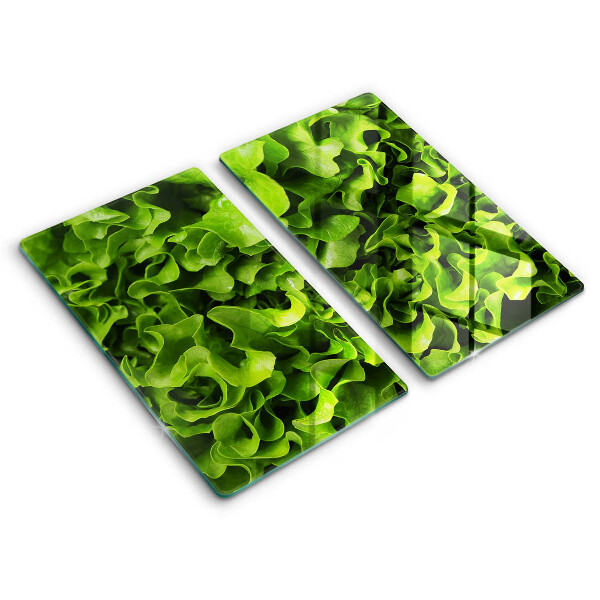 Tocător sticlă Frunze de salata verde