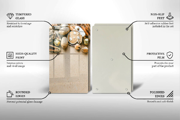 Tocător sticlă decorațiuni de Crăciun