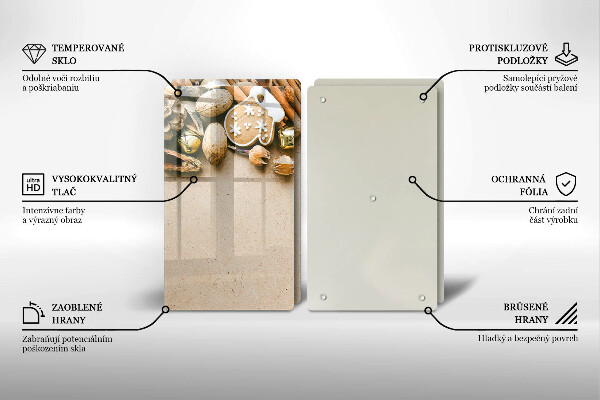 Tocător sticlă decorațiuni de Crăciun