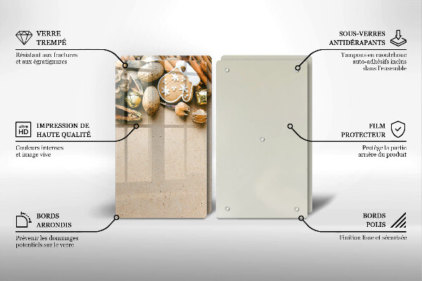 Tocător sticlă decorațiuni de Crăciun