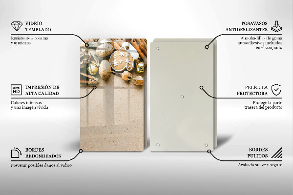 Tocător sticlă decorațiuni de Crăciun