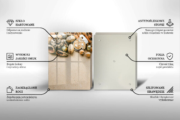 Tocător sticlă decorațiuni de Crăciun