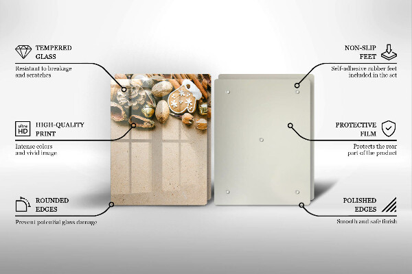 Tocător sticlă decorațiuni de Crăciun