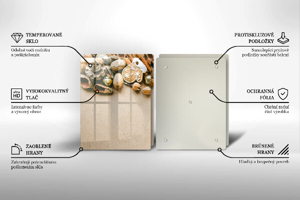 Tocător sticlă decorațiuni de Crăciun