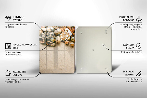 Tocător sticlă decorațiuni de Crăciun