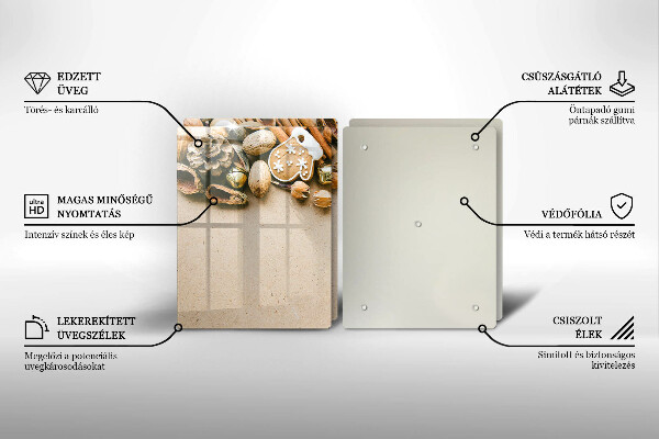 Tocător sticlă decorațiuni de Crăciun