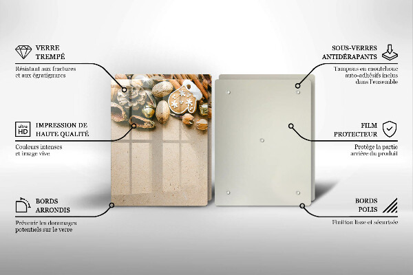 Tocător sticlă decorațiuni de Crăciun