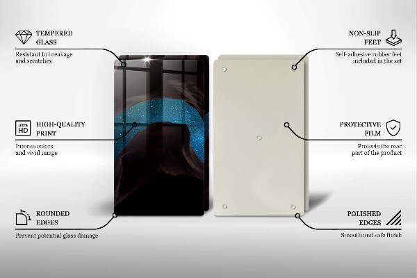 Tocător sticlă Cer înstelat