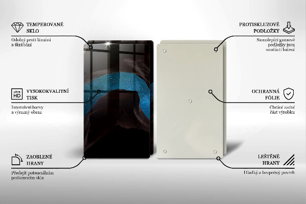 Tocător sticlă Cer înstelat