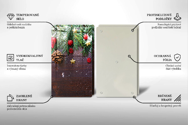 Tocător sticlă glob de Craciun