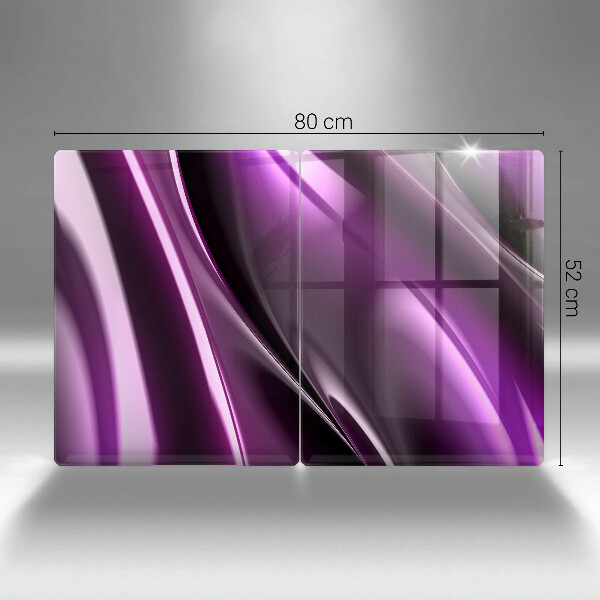 Tocător sticlă Abstracție violet