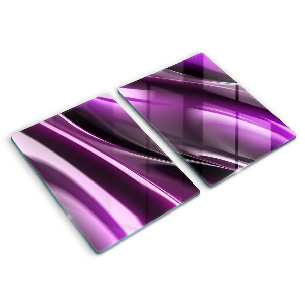 Tocător sticlă Abstracție violet