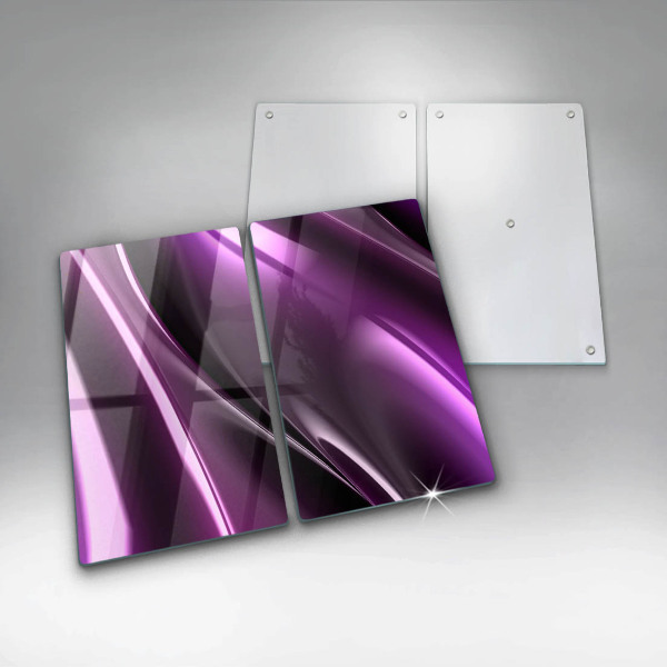 Tocător sticlă Abstracție violet