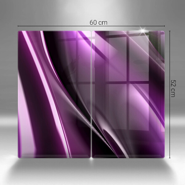 Tocător sticlă Abstracție violet