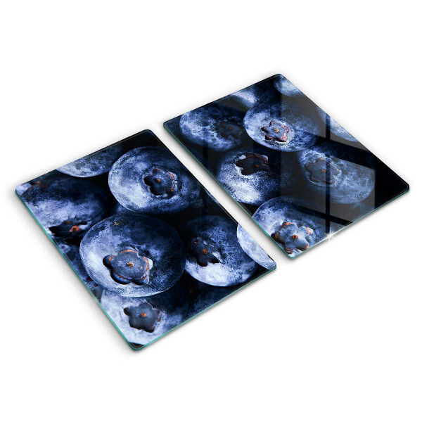 Tocător sticlă Prim-plan cu fructe de padure