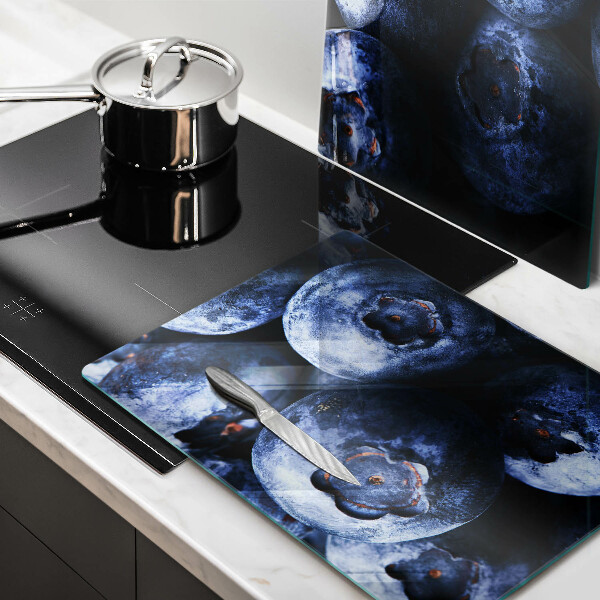 Tocător sticlă Prim-plan cu fructe de padure