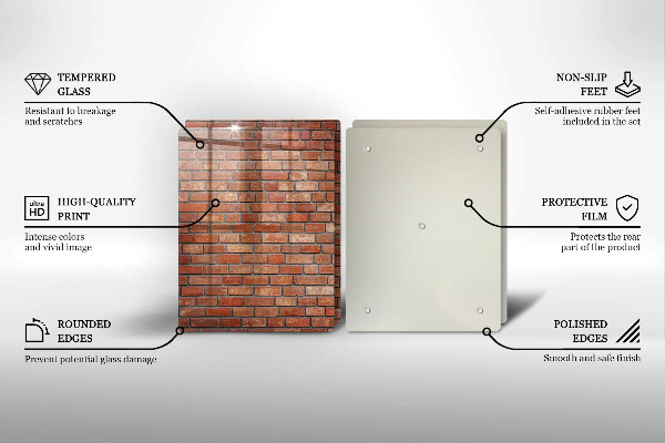 Tocător de bucătărie Perete de cărămidă