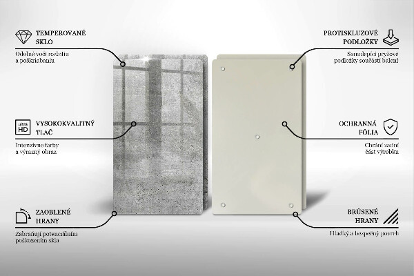 Tocător de bucătărie Textura de beton