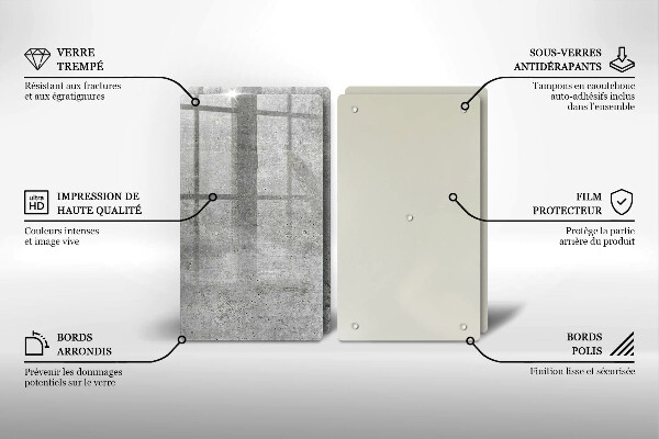 Tocător de bucătărie Textura de beton