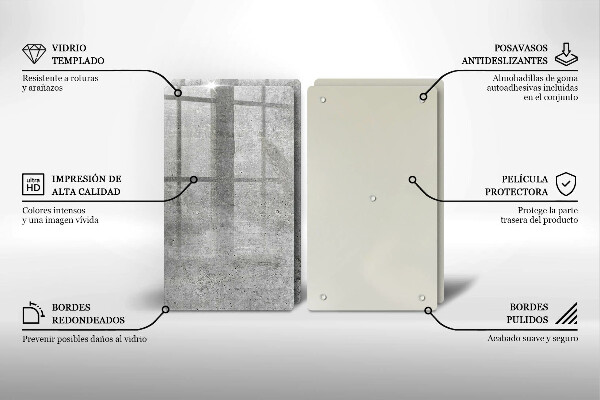 Tocător de bucătărie Textura de beton