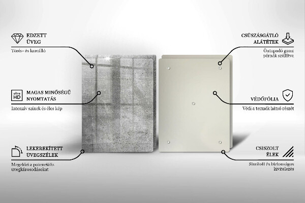 Tocător de bucătărie Textura de beton