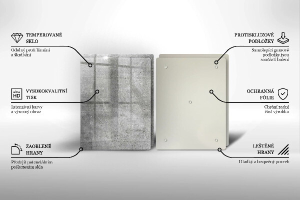 Tocător de bucătărie Textura de beton