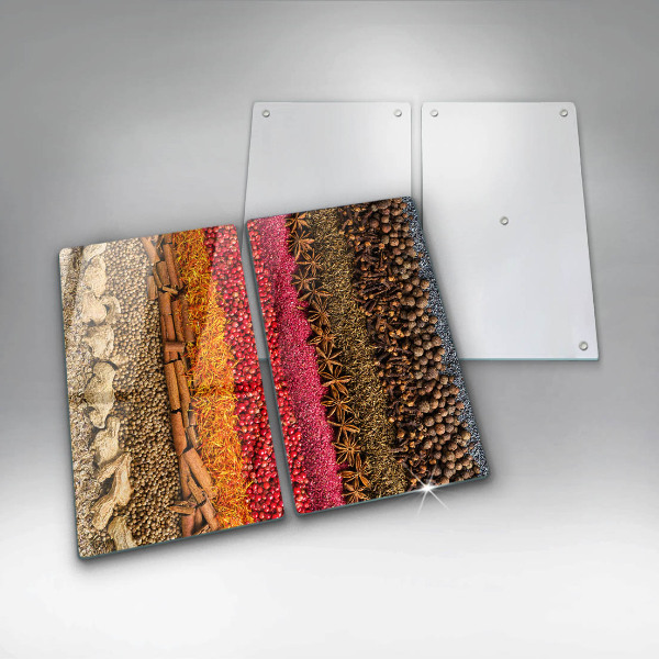 Tocător sticlă Condimente colorate