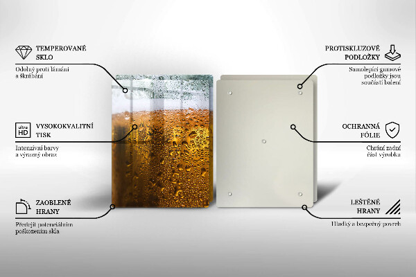 Tocător sticlă pahar umed de bere