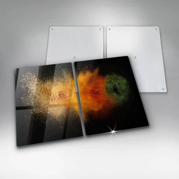 Tocător sticlă Condimente colorate