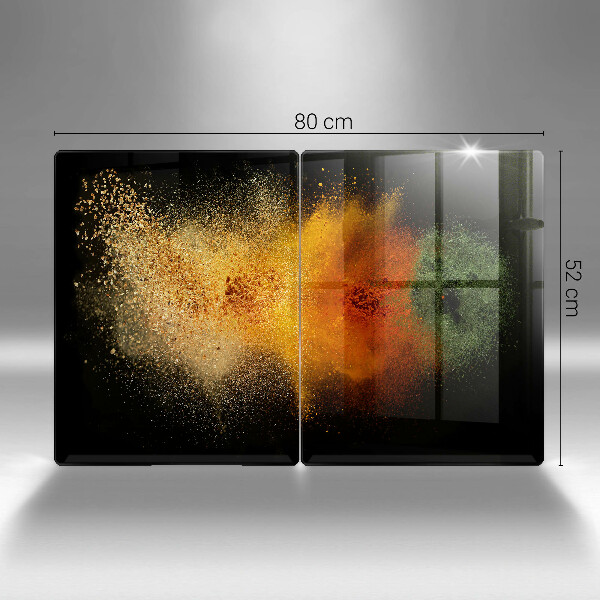 Tocător sticlă Condimente colorate