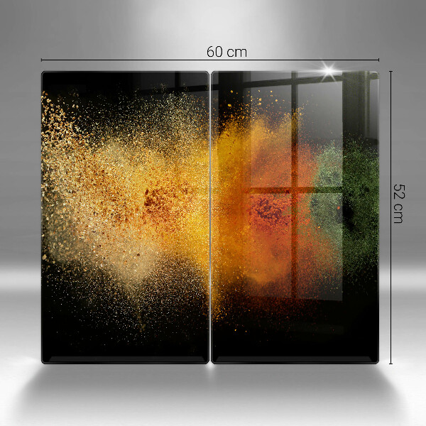 Tocător sticlă Condimente colorate