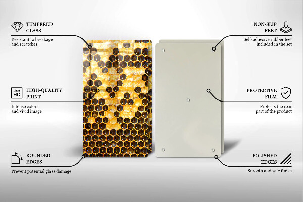 Tocător sticlă Fagure de miere