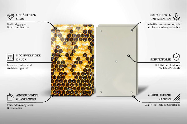 Tocător sticlă Fagure de miere