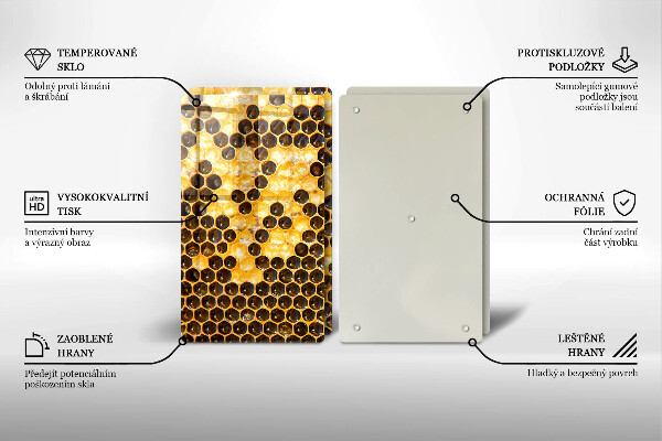 Tocător sticlă Fagure de miere