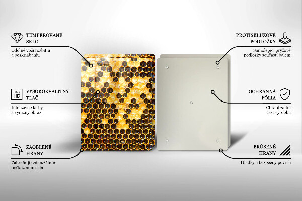 Tocător sticlă Fagure de miere