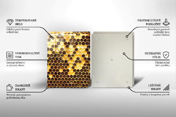 Tocător sticlă Fagure de miere