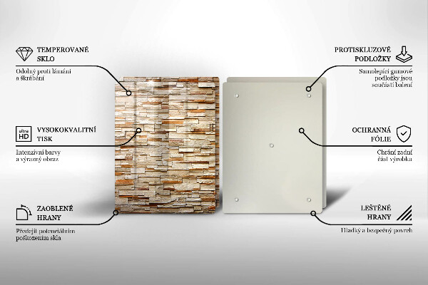 Tocător de bucătărie Textura pietrelor decorative