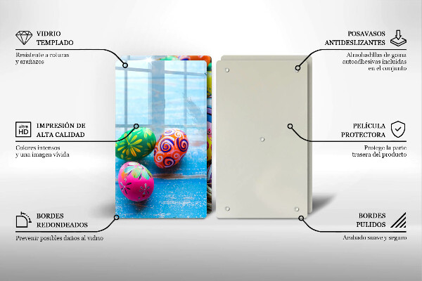 Tocător de bucătărie Ouă de Paște Ouă de Paște