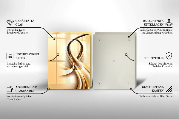 Tocător de bucătărie Abstracția fumului