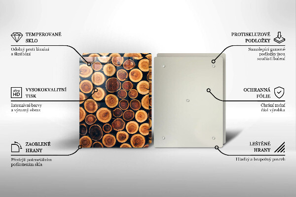 Tocător de bucătărie cioturi de copac din lemn