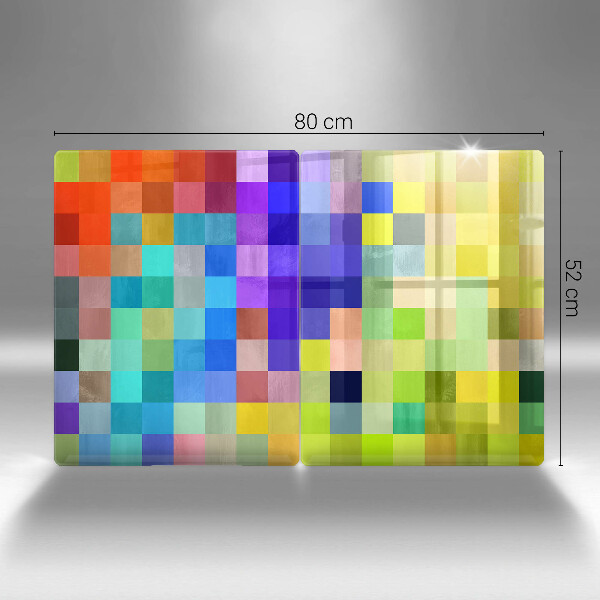Tocător de bucătărie Pătrate de pixeli colorate