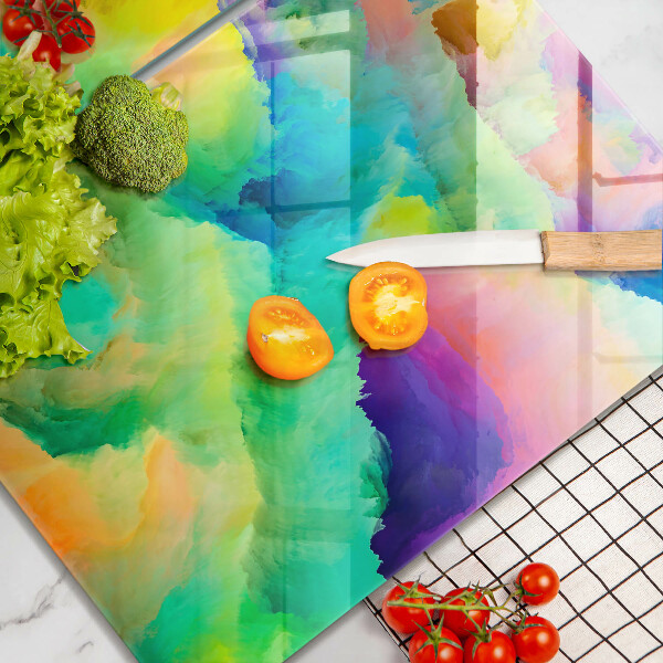 Tocător de bucătărie Abstracție colorată