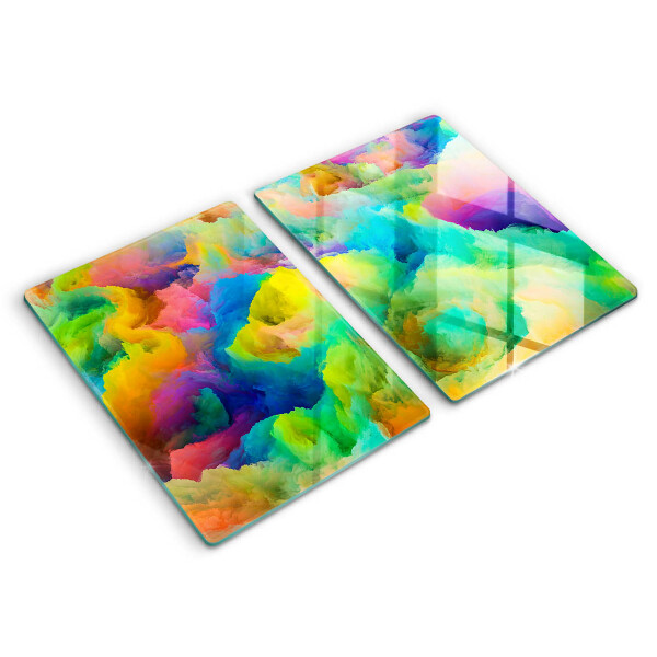 Tocător de bucătărie Abstracție colorată