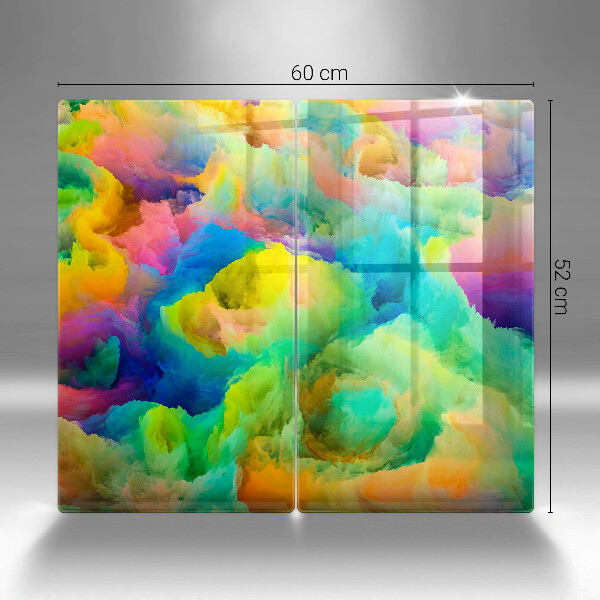 Tocător de bucătărie Abstracție colorată